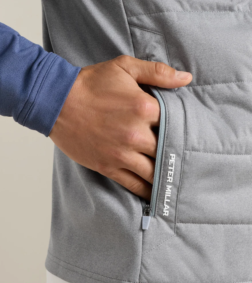 Fuse Hybrid Gilet in OSLO GREY - Alternate Image 3