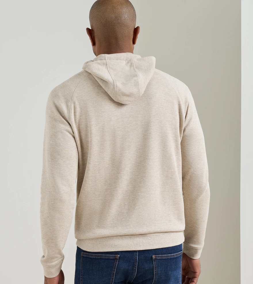 Crown Comfort Knit Hoodie in Stone - Alternate Image 2
