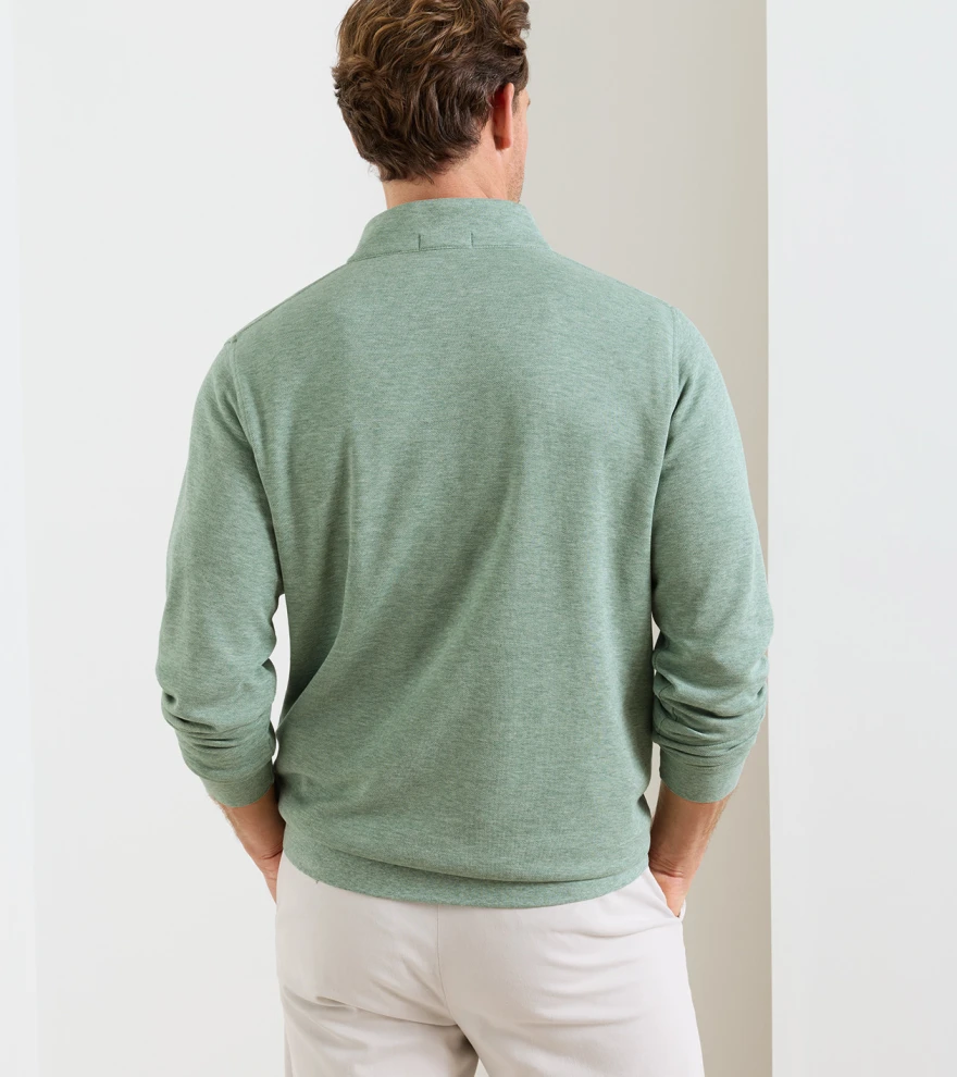 Crown Comfort Quarter-Zip Pullover in GRANDVIEW - Alternate Image 2