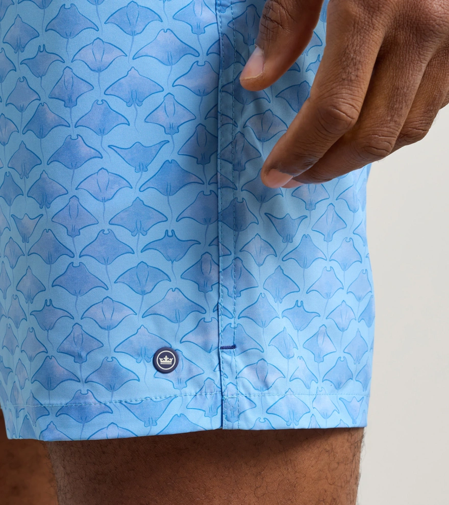 Coronado Swim Trunk in Crystal Sea - Alternate Image 3