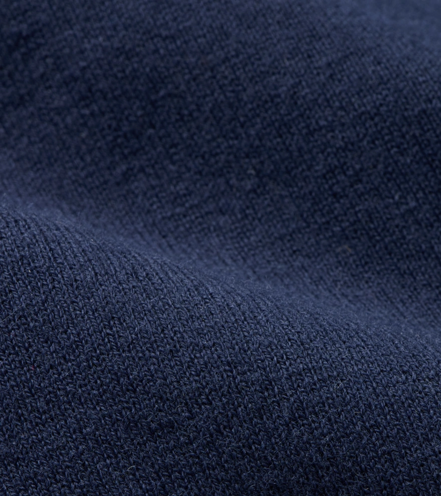 Coolspun Lite Full-Zip Sleeveless Jumper in Navy - Alternate Image 4