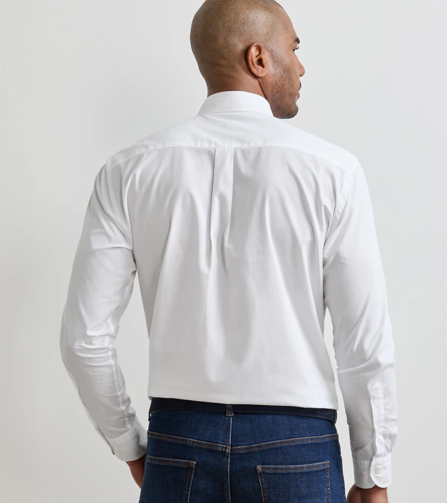 Brighton Perfect Poplin Shirt in White - Alternate Image 2