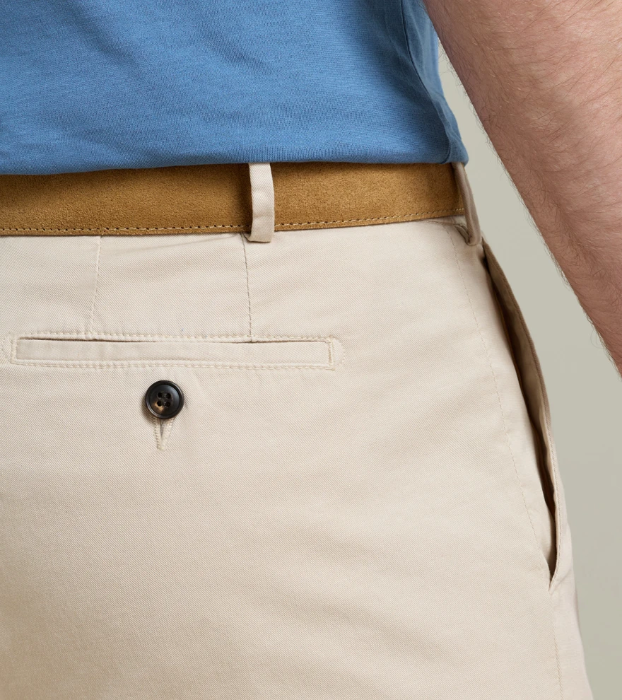 Somerset Flat Front Trouser in Sand - Alternate Image 3