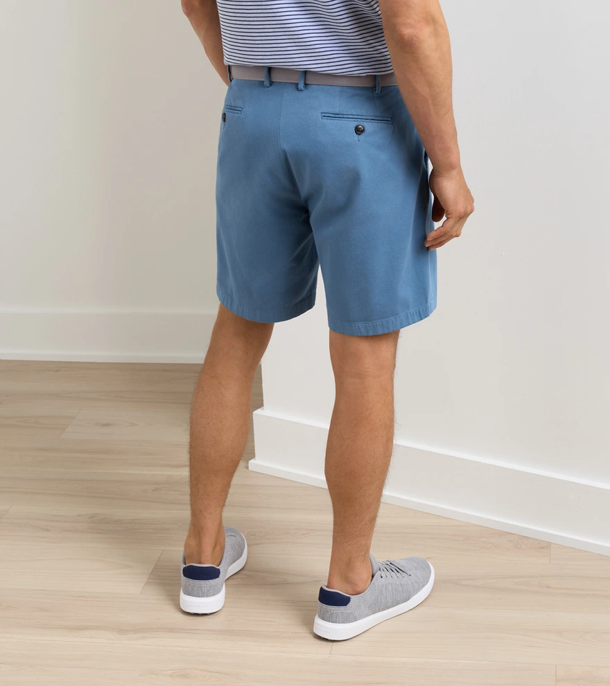 Andrews Flat-Front Short in STORM - Alternate Image 2