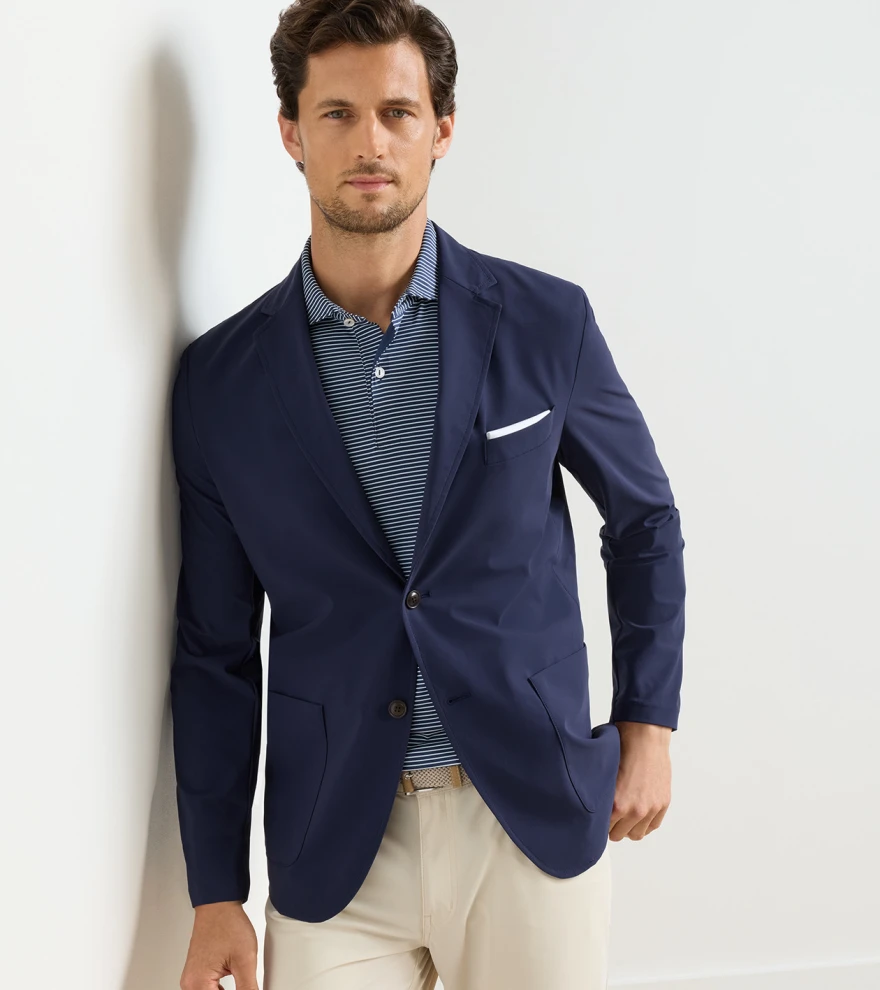 Bingham Performance Blazer in Navy - Alternate Image 1