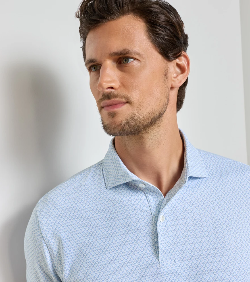 Mayfield Performance Jersey Polo in White - Alternate Image 4