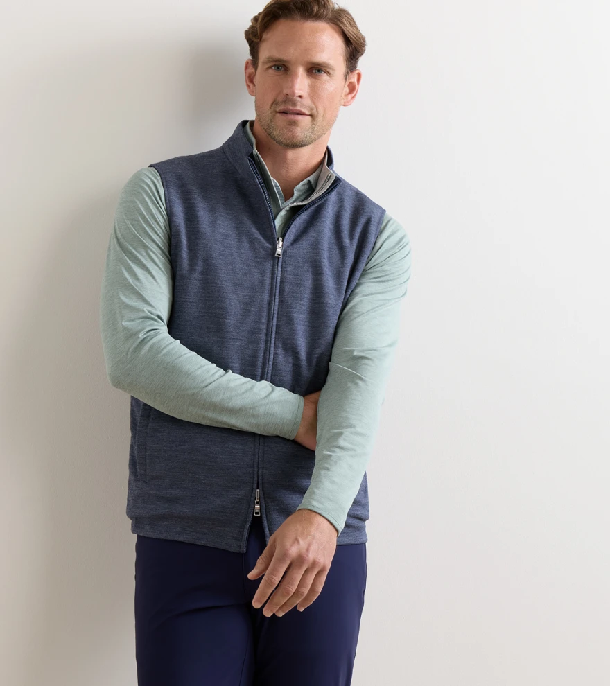 Ryder Reversible Gilet in Navy - Alternate Image 4