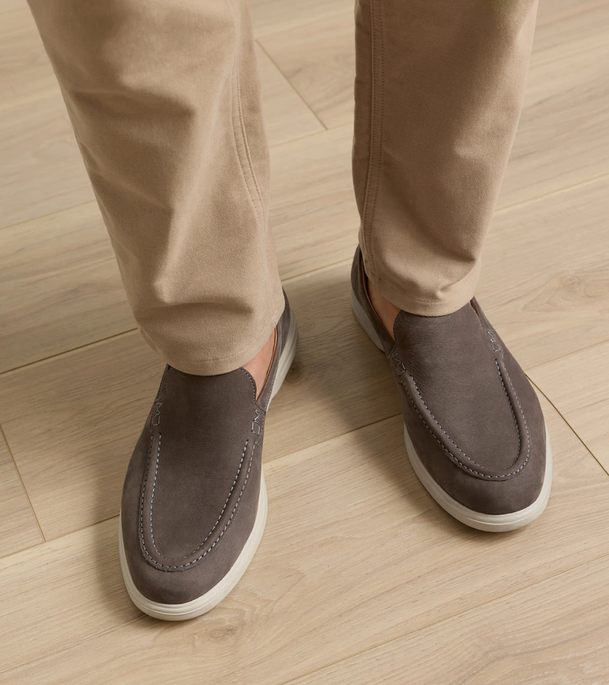 Excursionist Nubuck Venetian Loafer in Smoke - Alternate Image 1
