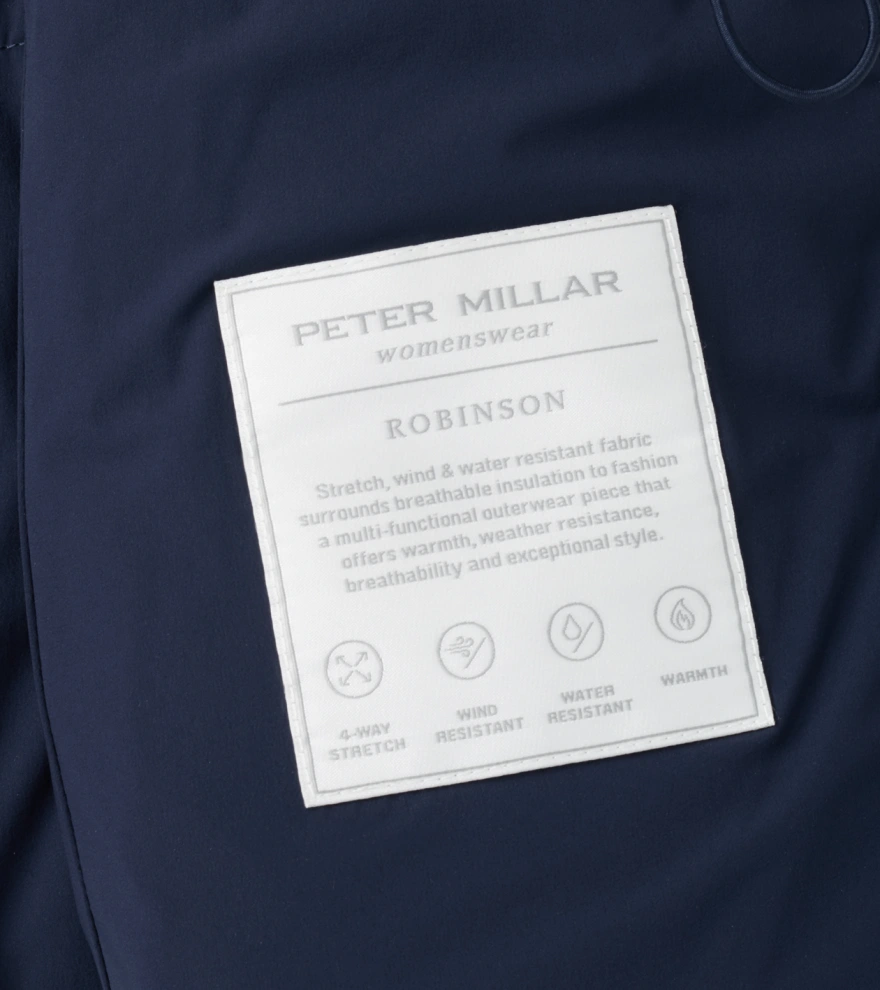Robinson Air Quilted Jacket in Dark Navy - Alternate Image 5