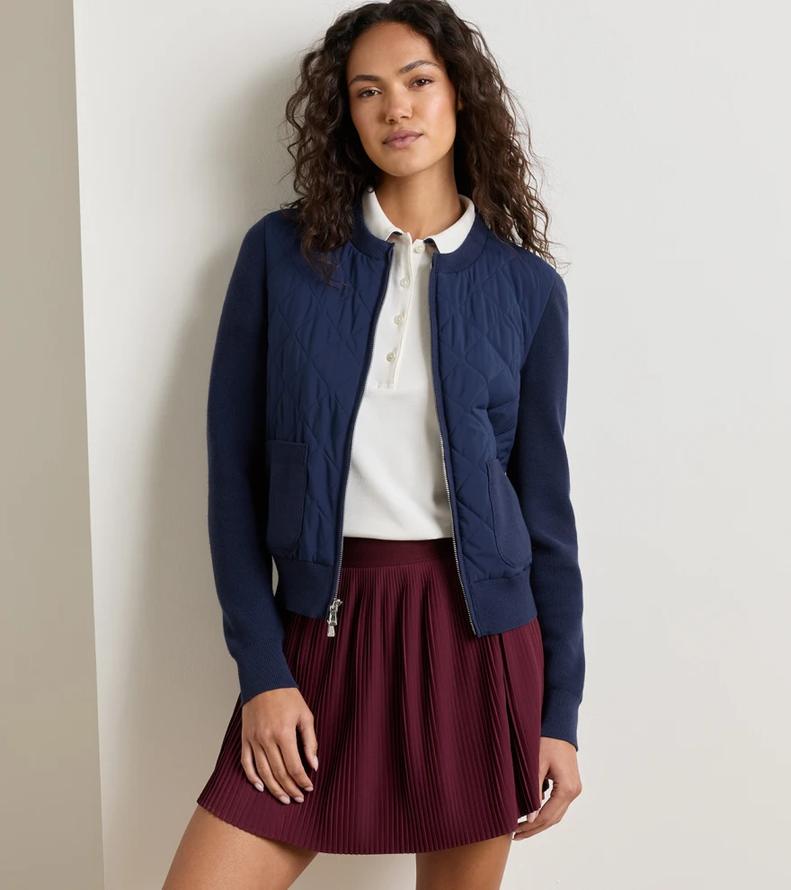 Coolspun Lite Cotton Hybrid Cardigan - Alternate Image 1
