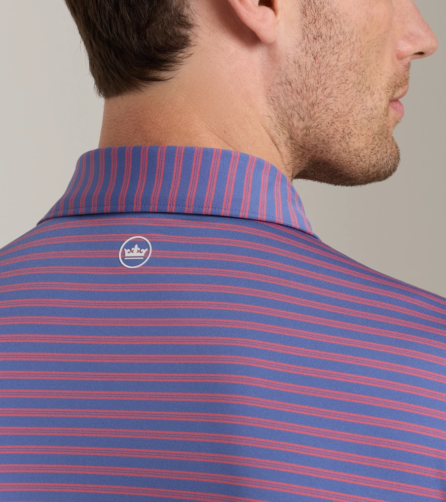Rawlins Performance Jersey Polo in BALI BLUE - Alternate Image 3