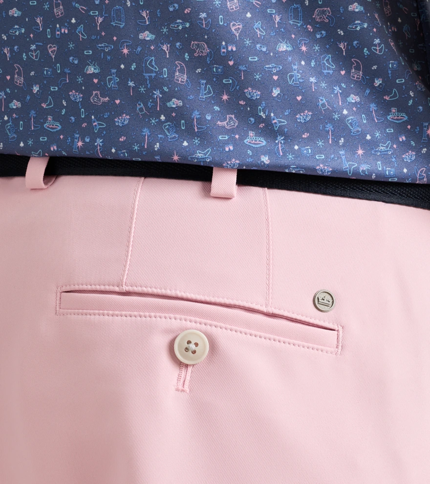 Salem Performance Short in Palmer Pink - Alternate Image 3