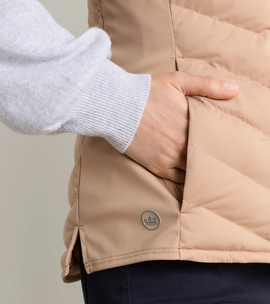 Fuse Hybrid Gilet in CAMEL - Alternate Image 3