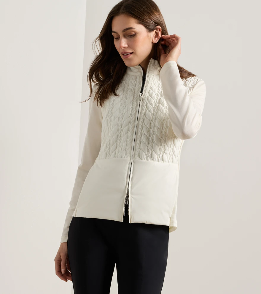 Merge Flex Hybrid Jacket in Ivory - Alternate Image 1