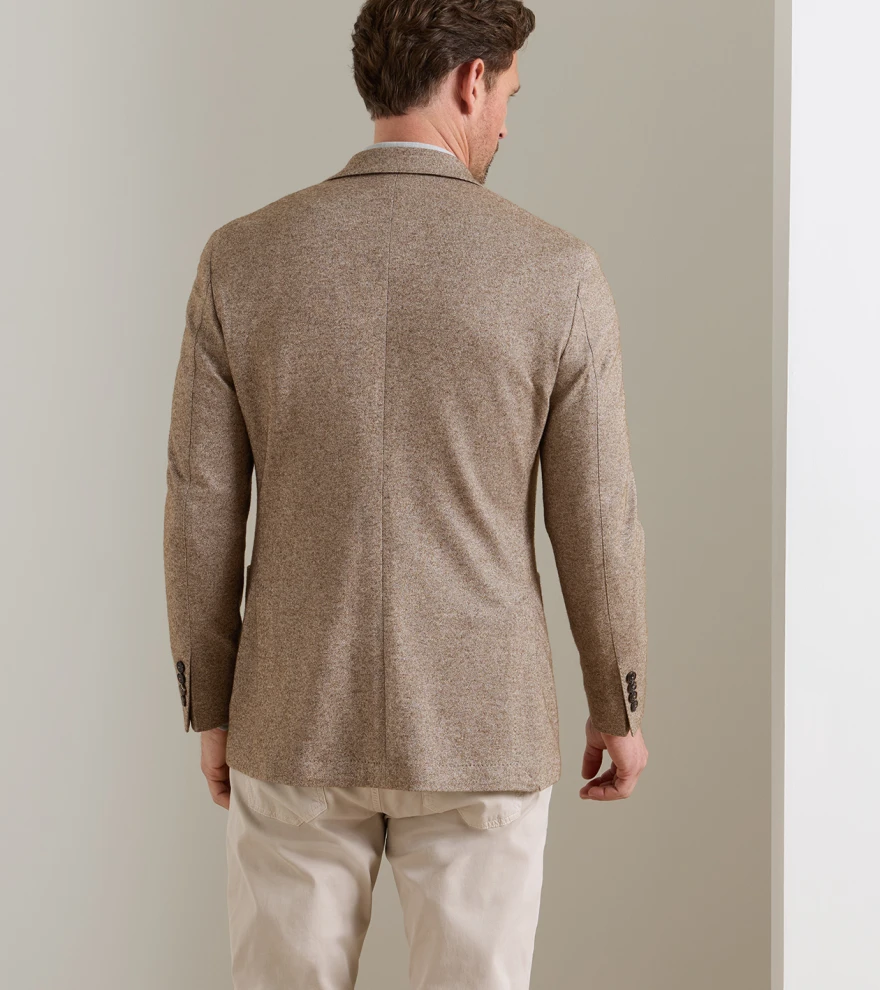 Lancaster Knit Blazer in LIGHT MOCHA - Alternate Image 2