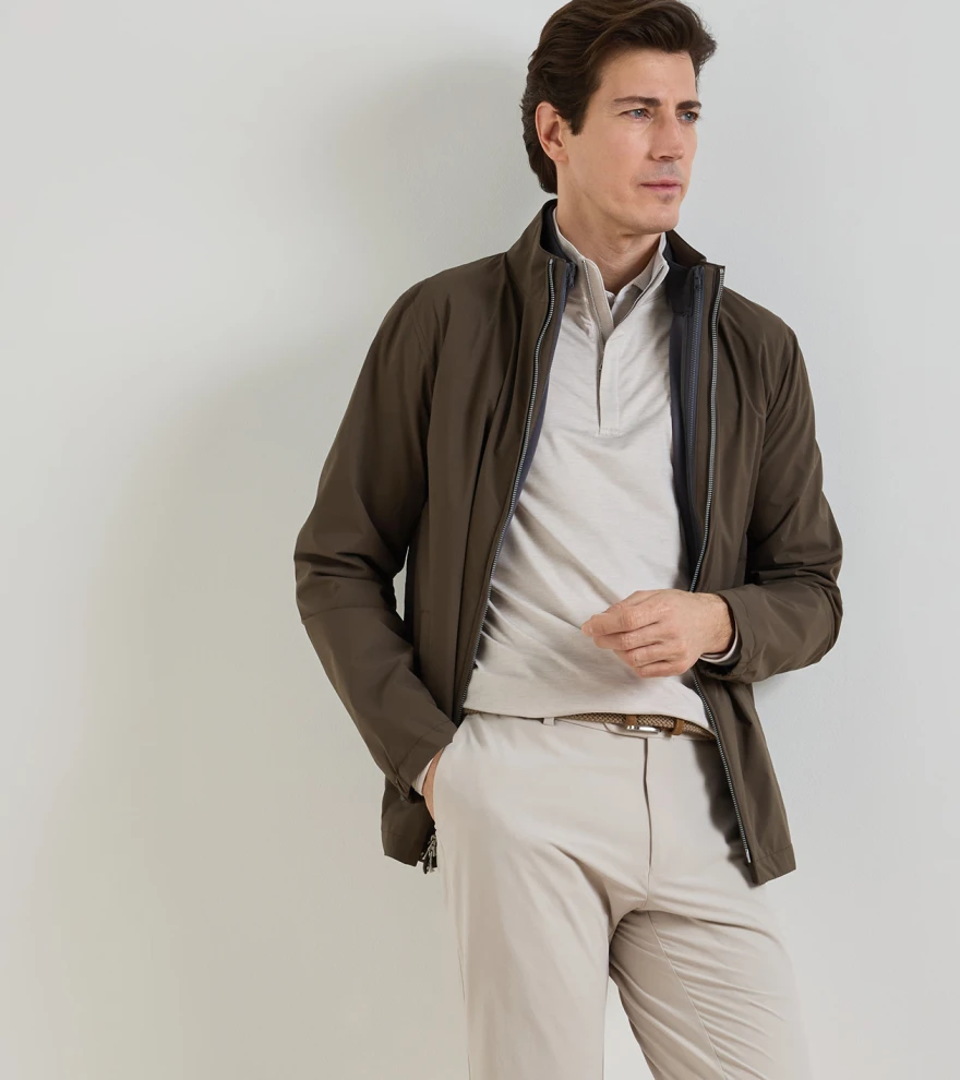Ryder 3-In-1 Jacket in ASH BROWN - Alternate Image 1