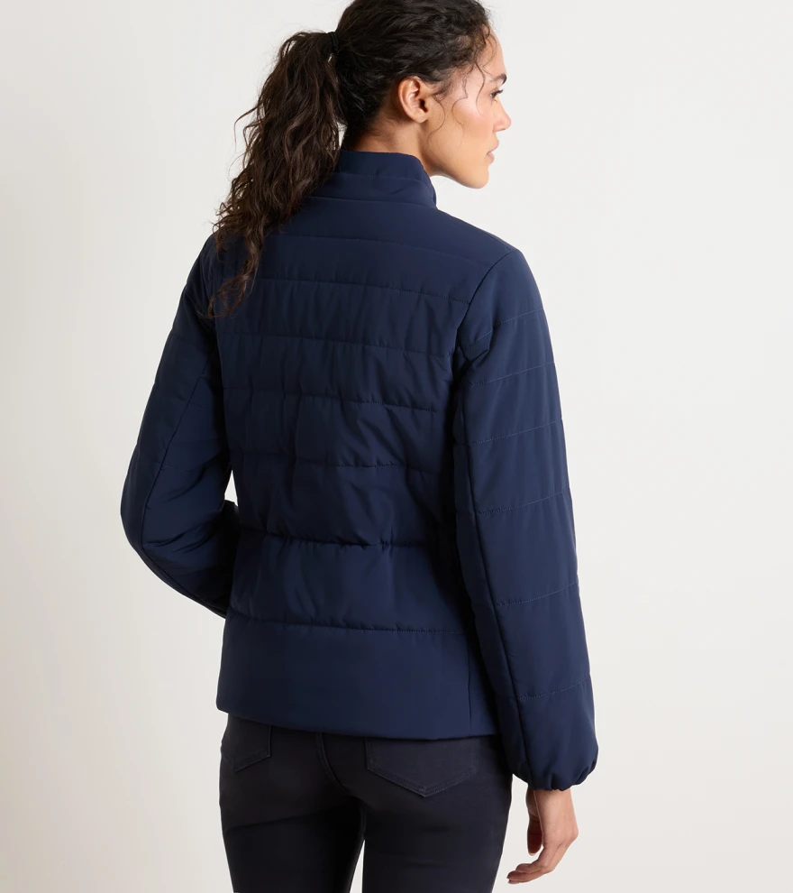 Robinson Air Quilted Jacket in Dark Navy - Alternate Image 2
