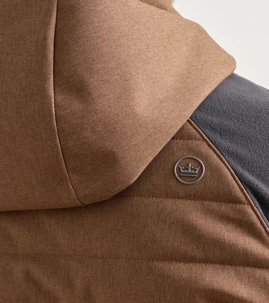 Parks Hybrid Hoodie Jacket in Dark Amber - Alternate Image 4
