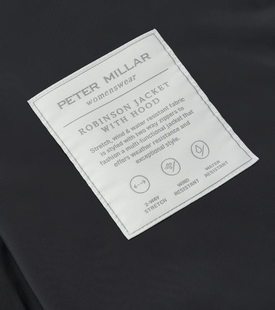 Robinson Insulated Jacket With Hood in Black - Alternate Image 5