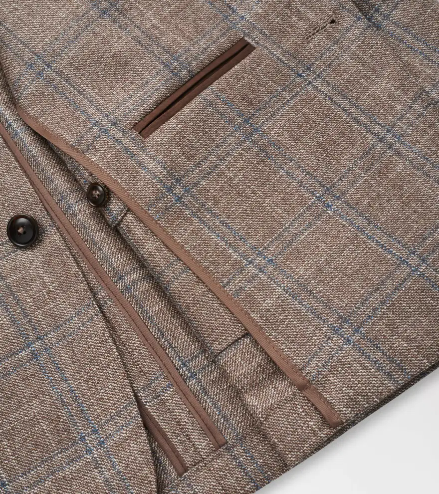 Leroy Windowpane Blazer in WALNUT - Alternate Image 4