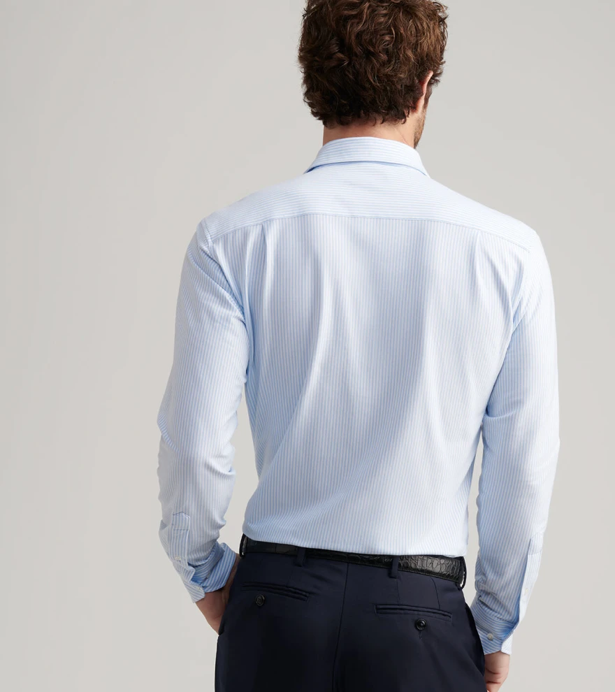 Excursionist Flex Stripe Shirt in Blue Frost - Alternate Image 2
