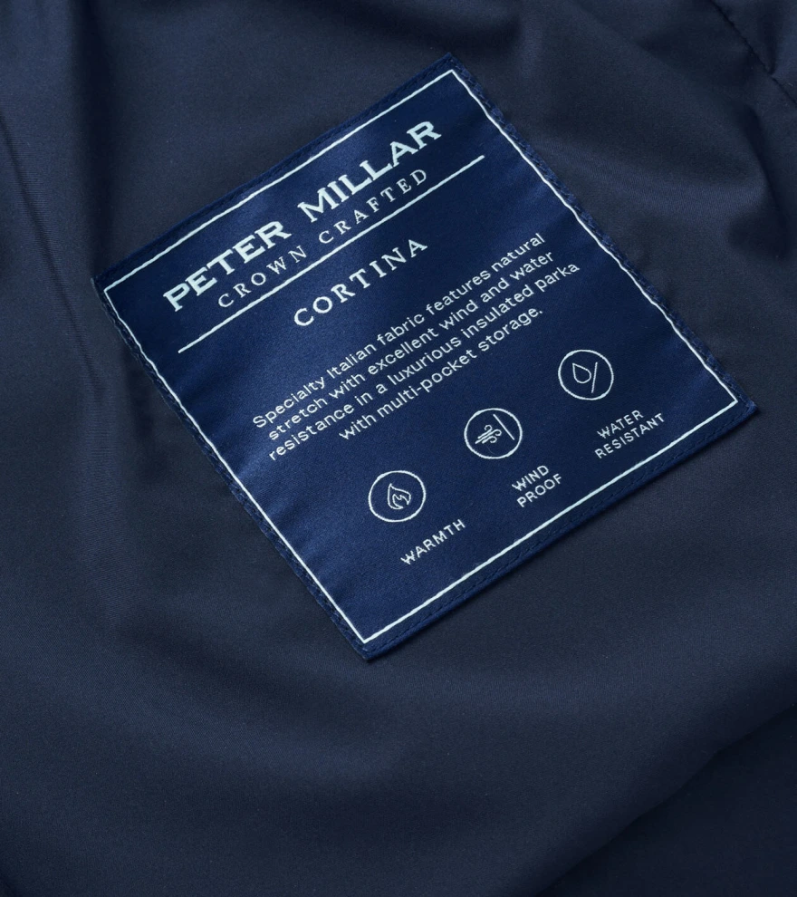 Cortina Quilted Parka in Navy - Alternate Image 6