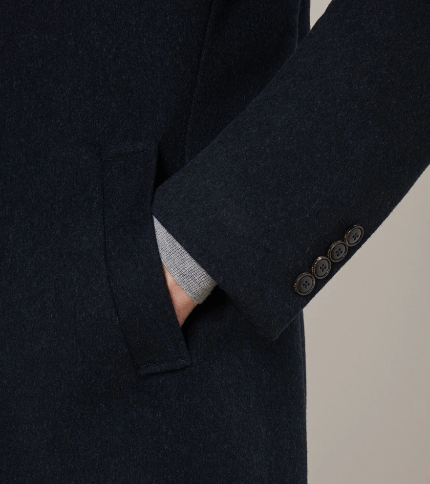 Oxford City Coat in Navy - Alternate Image 3