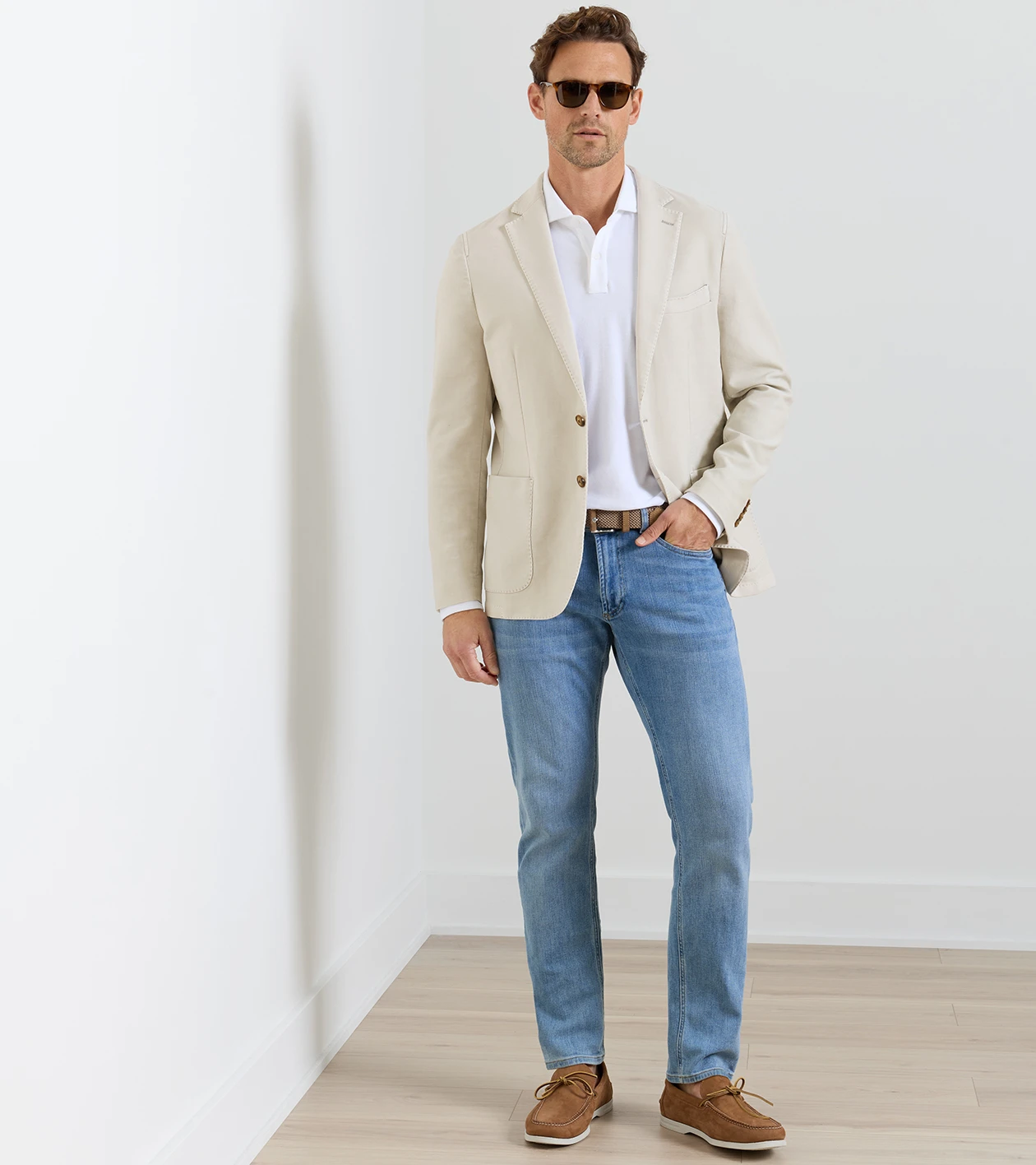 Weekend Soft Jacket in Stone - Alternate Image 1