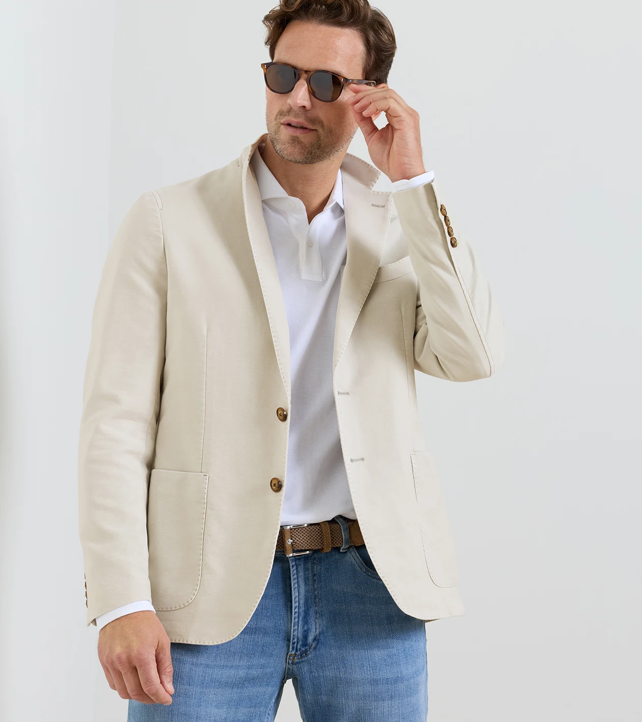 Weekend Soft Jacket in Stone - Alternate Image 4