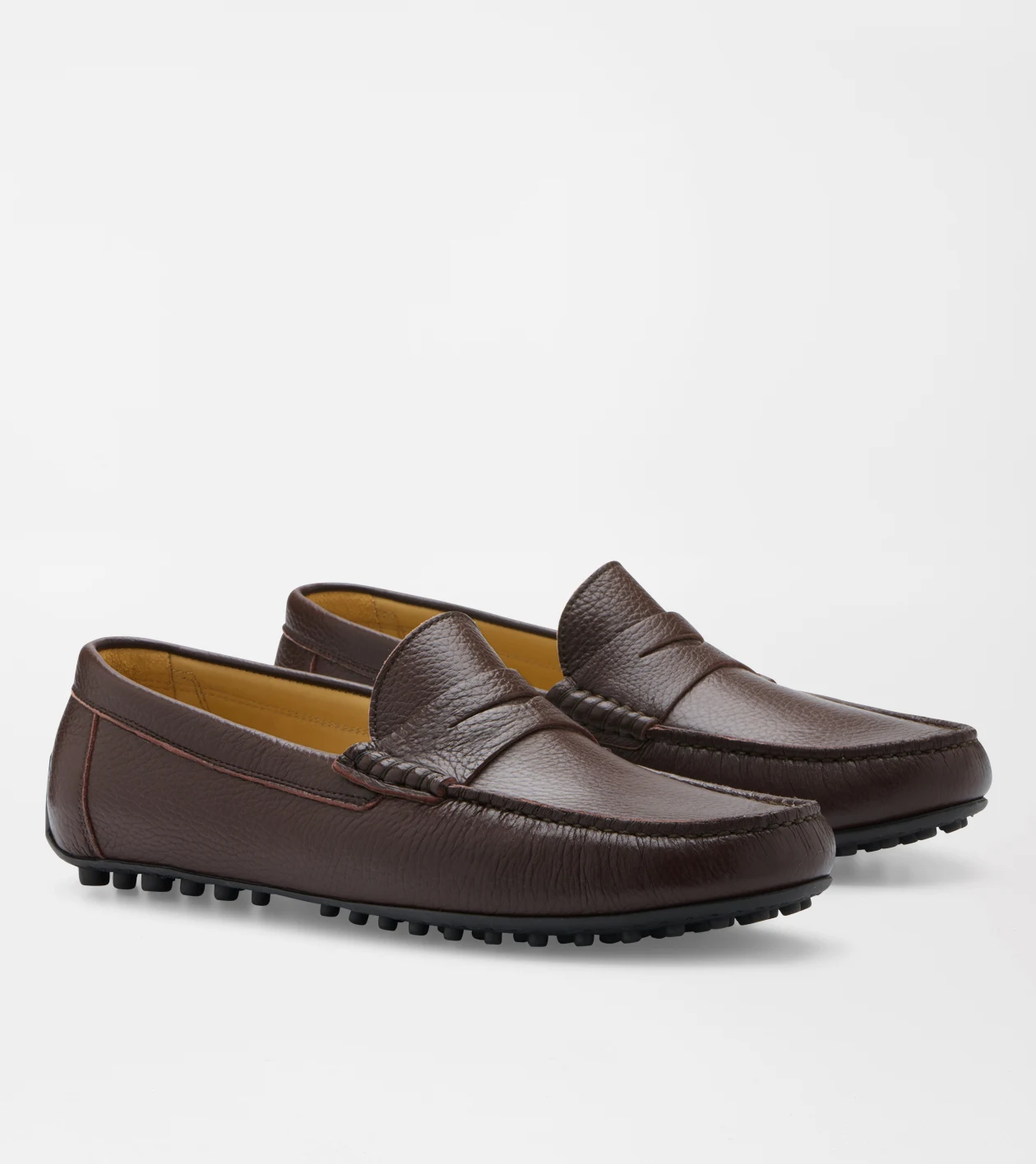 Suffolk Deerskin Leather Driver in Chocolate - Alternate Image 3