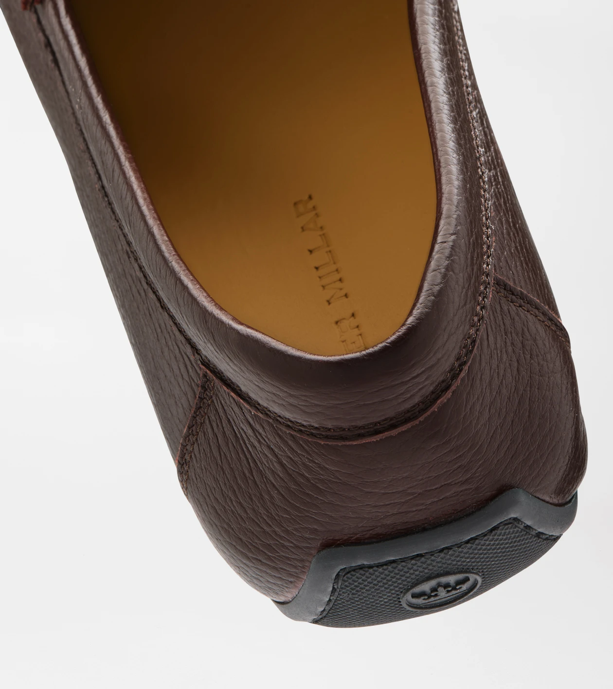 Suffolk Deerskin Leather Driver in Chocolate - Alternate Image 4