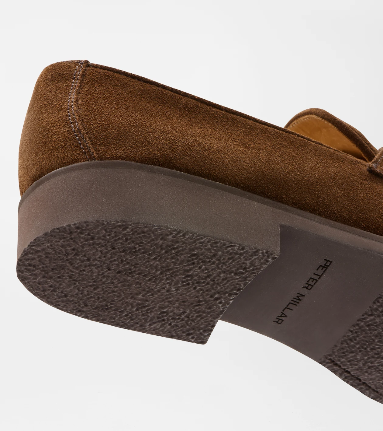 Madison Suede Penny Loafer in WALNUT - Alternate Image 6