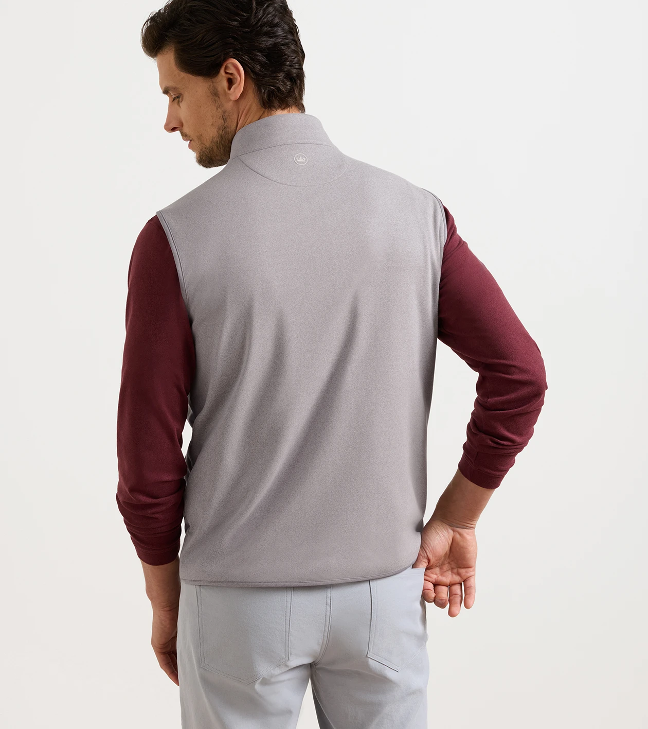 Ardent Air Performance Full-Zip Vest in Gale Grey - Alternate Image 1