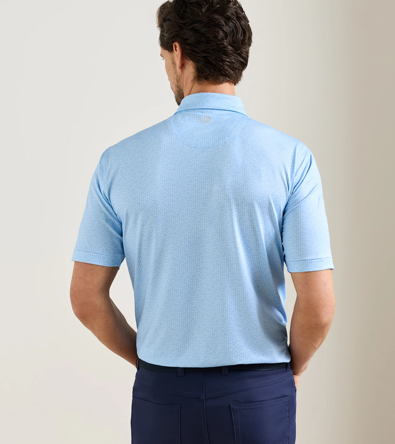 25th Anniversary Performance Jersey Polo in Cottage Blue - Alternate Image 2