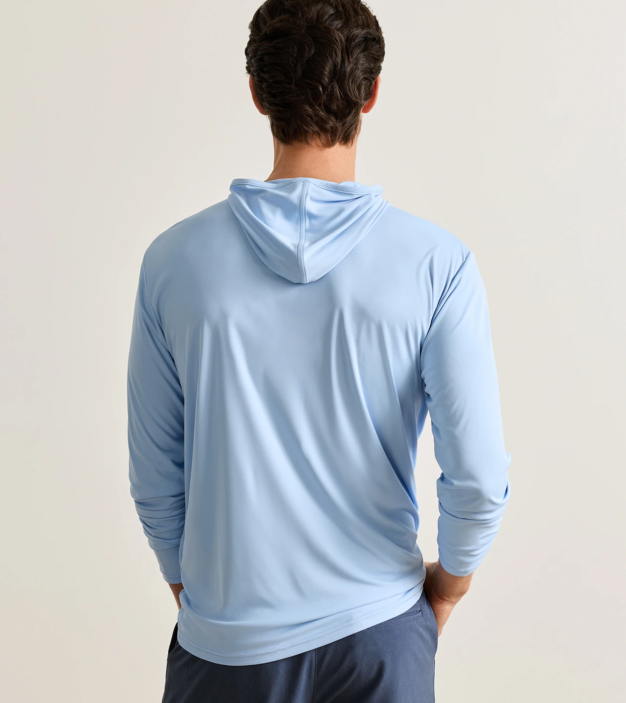Featherweight Performance Sun Shirt Hoodie in Cottage Blue - Alternate Image 2