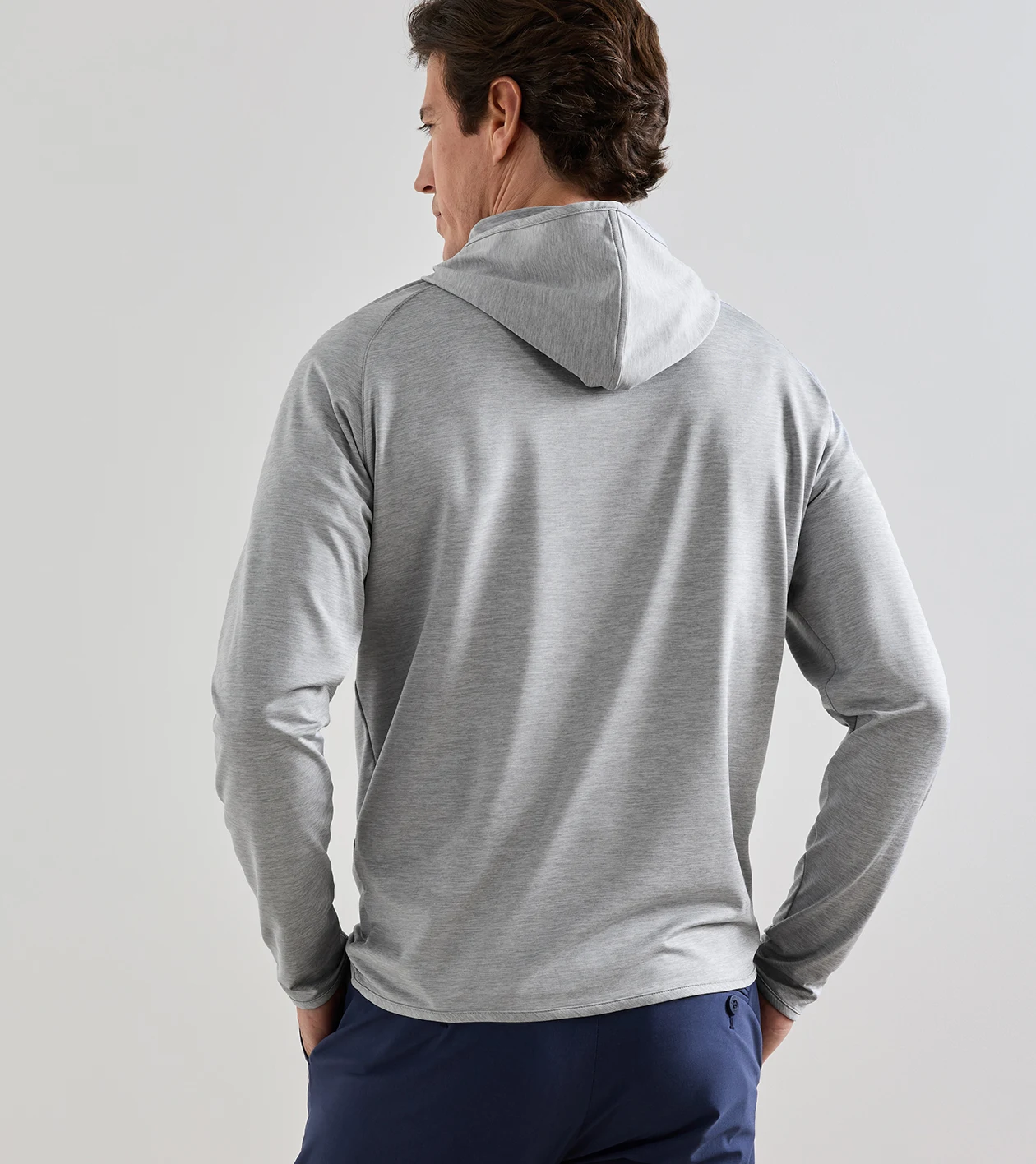 Stealth Performance Hoodie in Gale Grey - Alternate Image 2