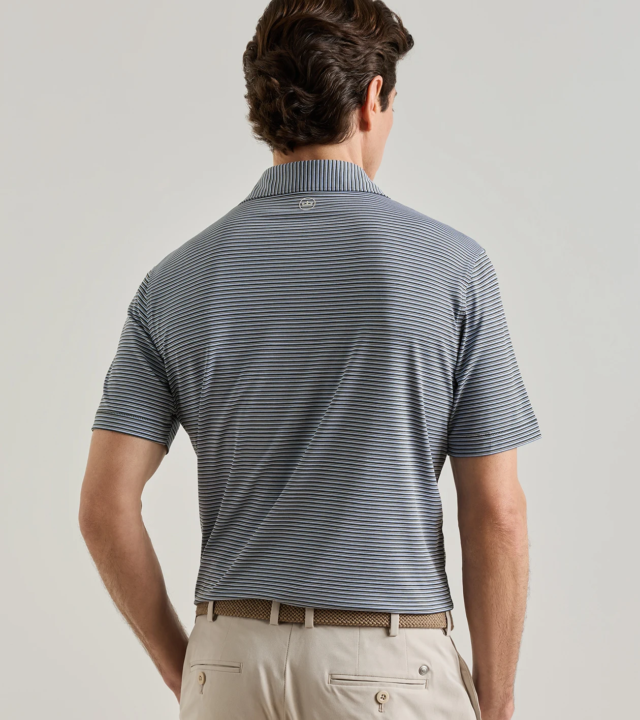 Timbre Performance Jersey Polo in Dark Olive - Alternate Image 2