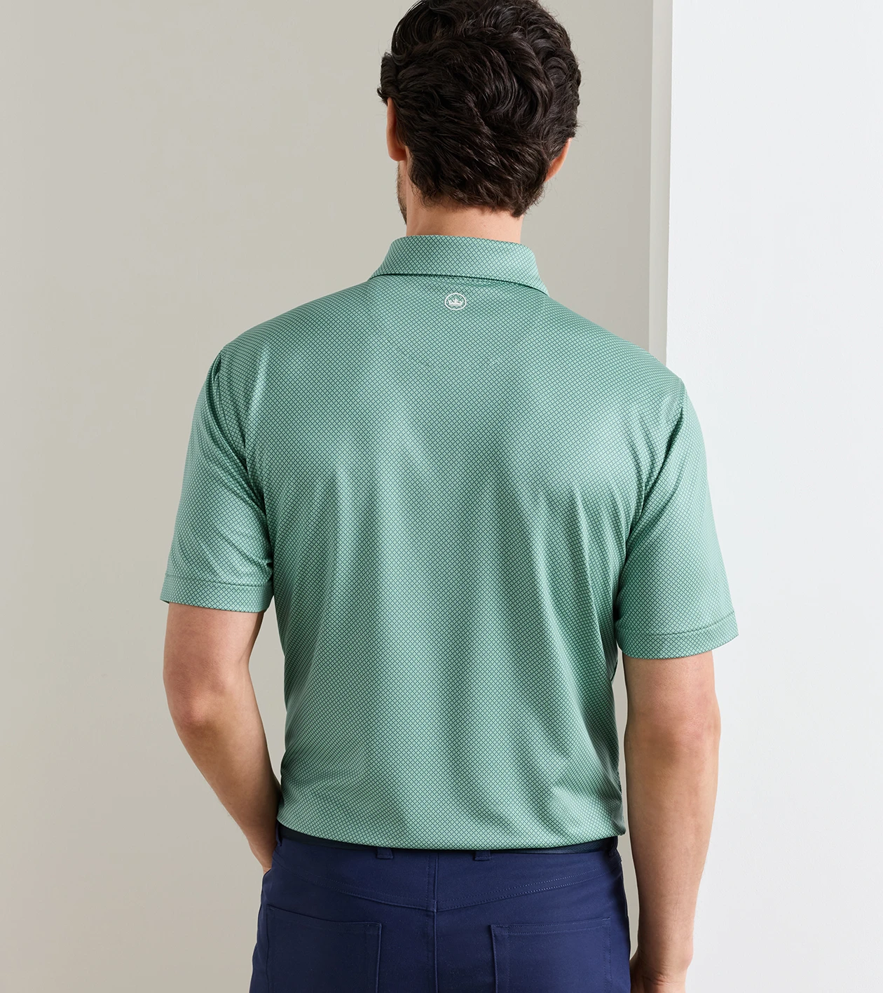 Fulton Performance Jersey Polo in FRESH MINT - Alternate Image 2
