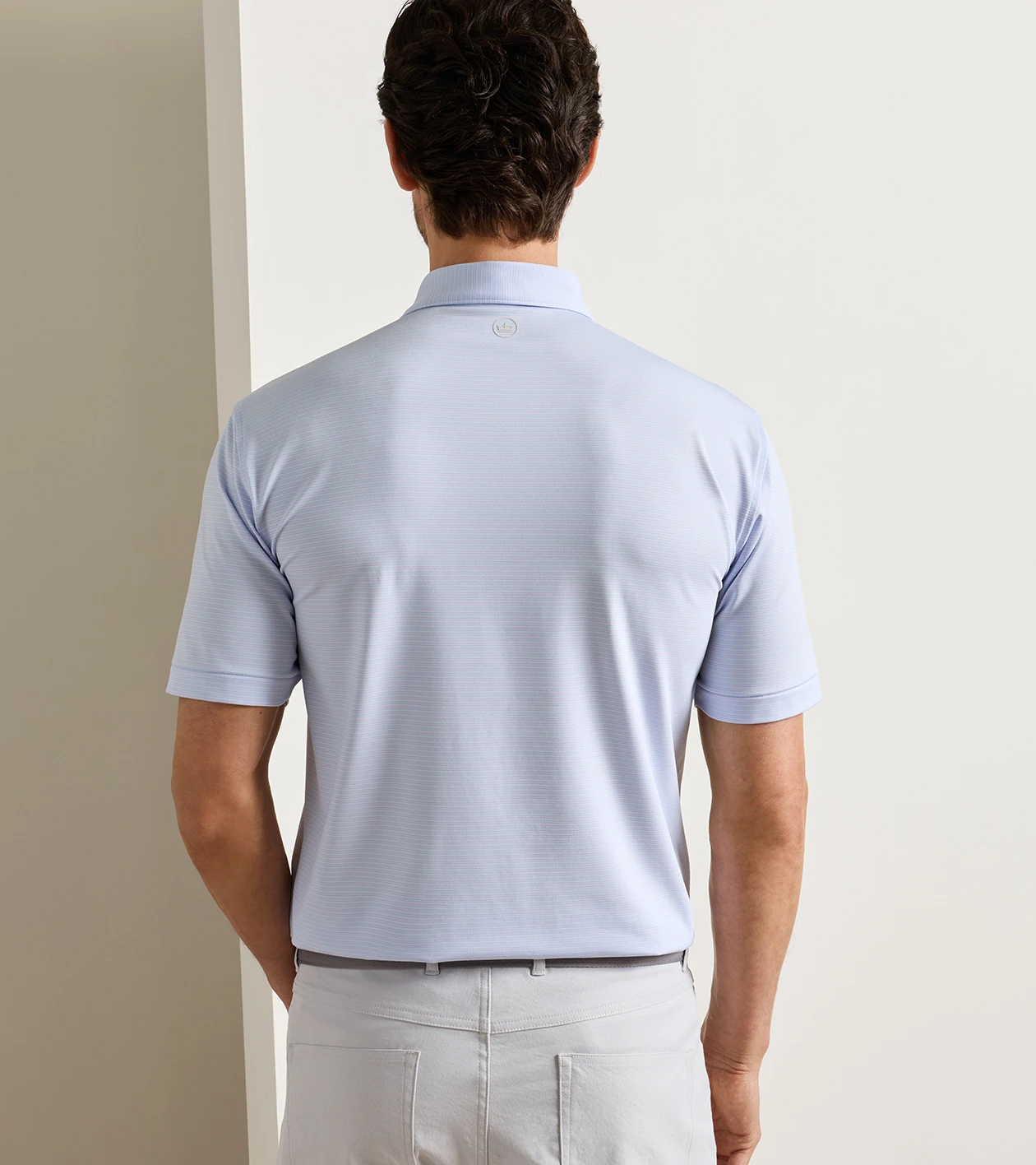 Wynn Performance Jersey Polo in PALE BLUE - Alternate Image 2