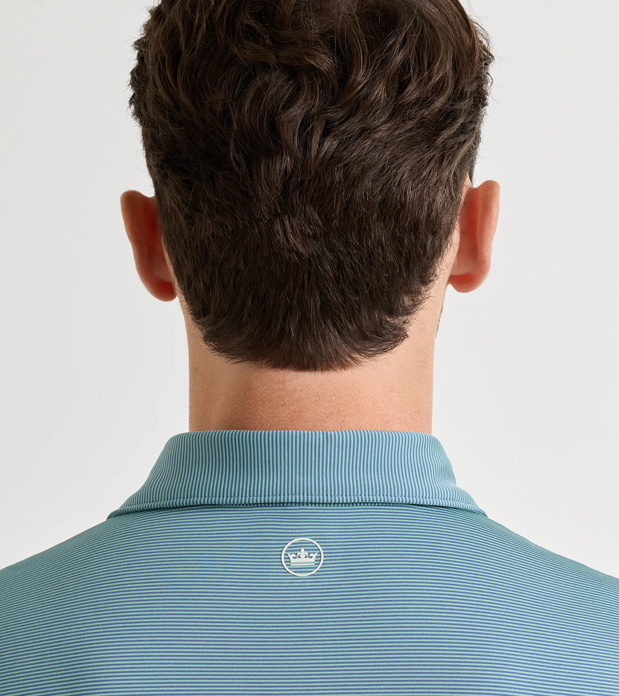 Jubilee Performance Jersey Polo in BALI BLUE / FRESH MINT - Alternate Image 3