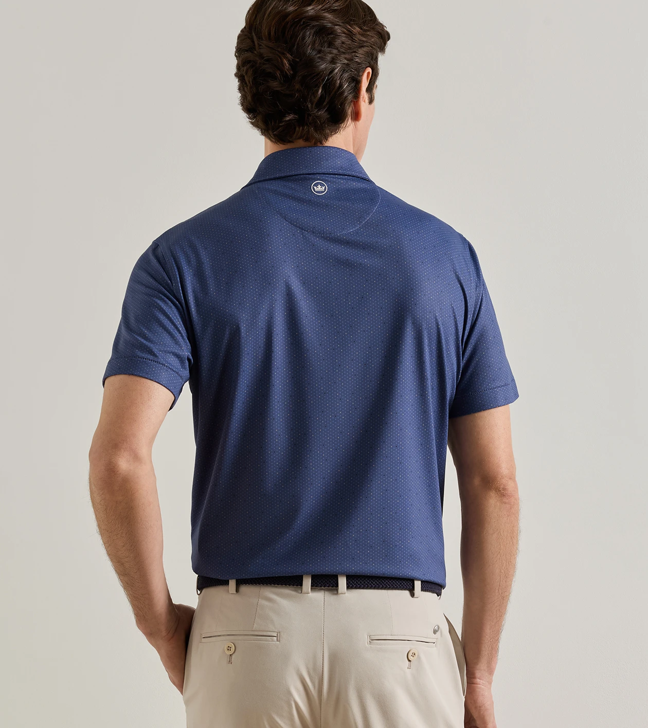 Tenuto Performance Jersey Polo in CADET - Alternate Image 2