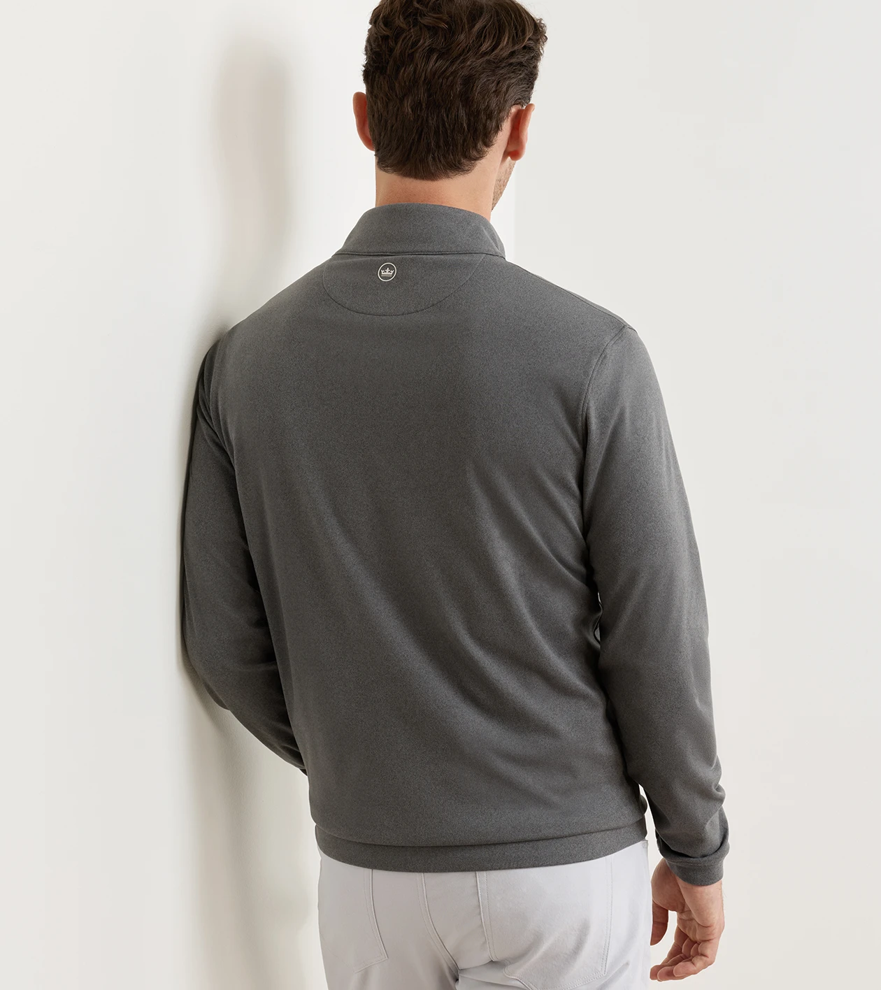 Ardent Air Performance Quarter-Zip in Iron - Alternate Image 2