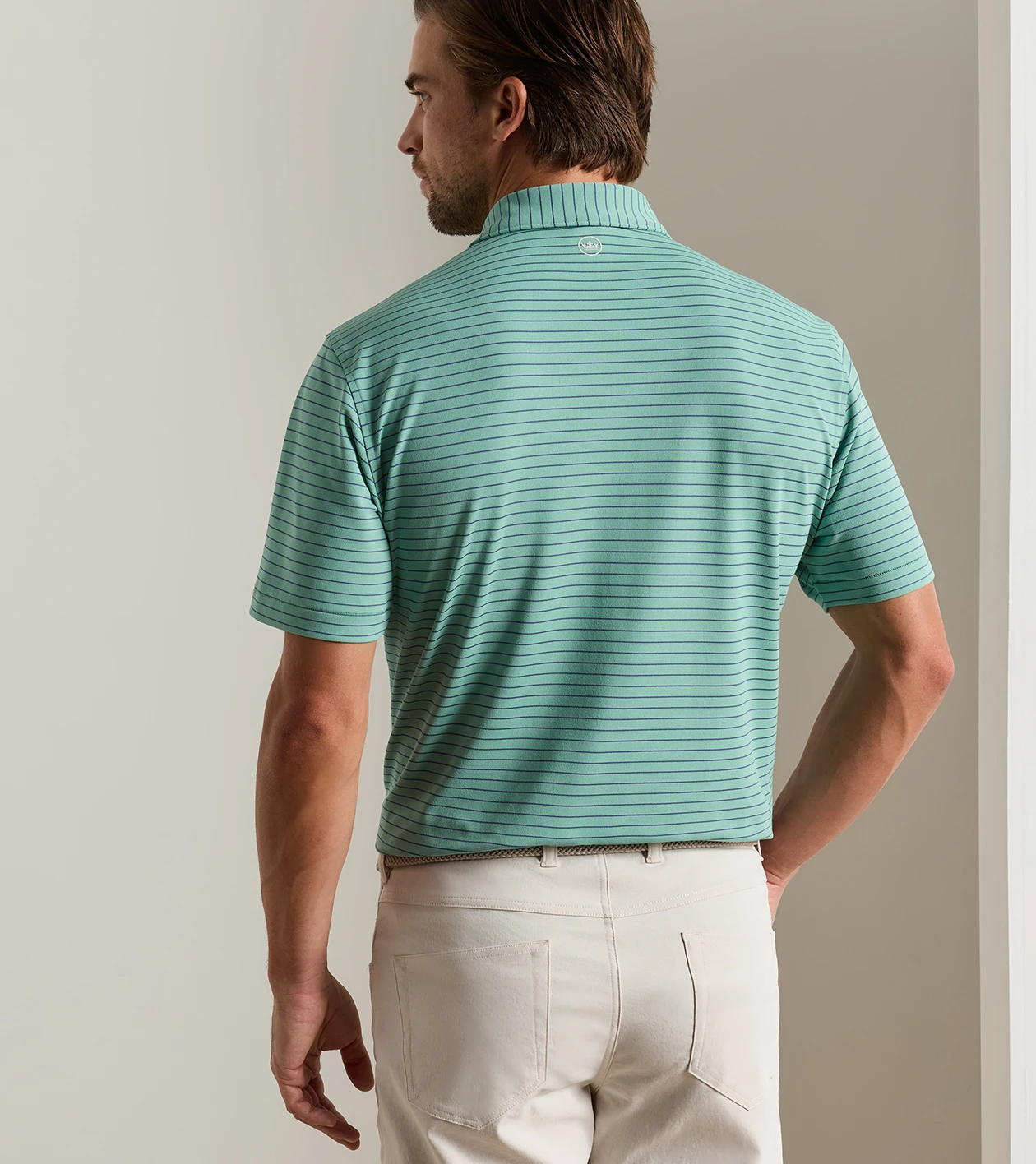 Winston Performance Mesh Polo in FRESH MINT - Alternate Image 2