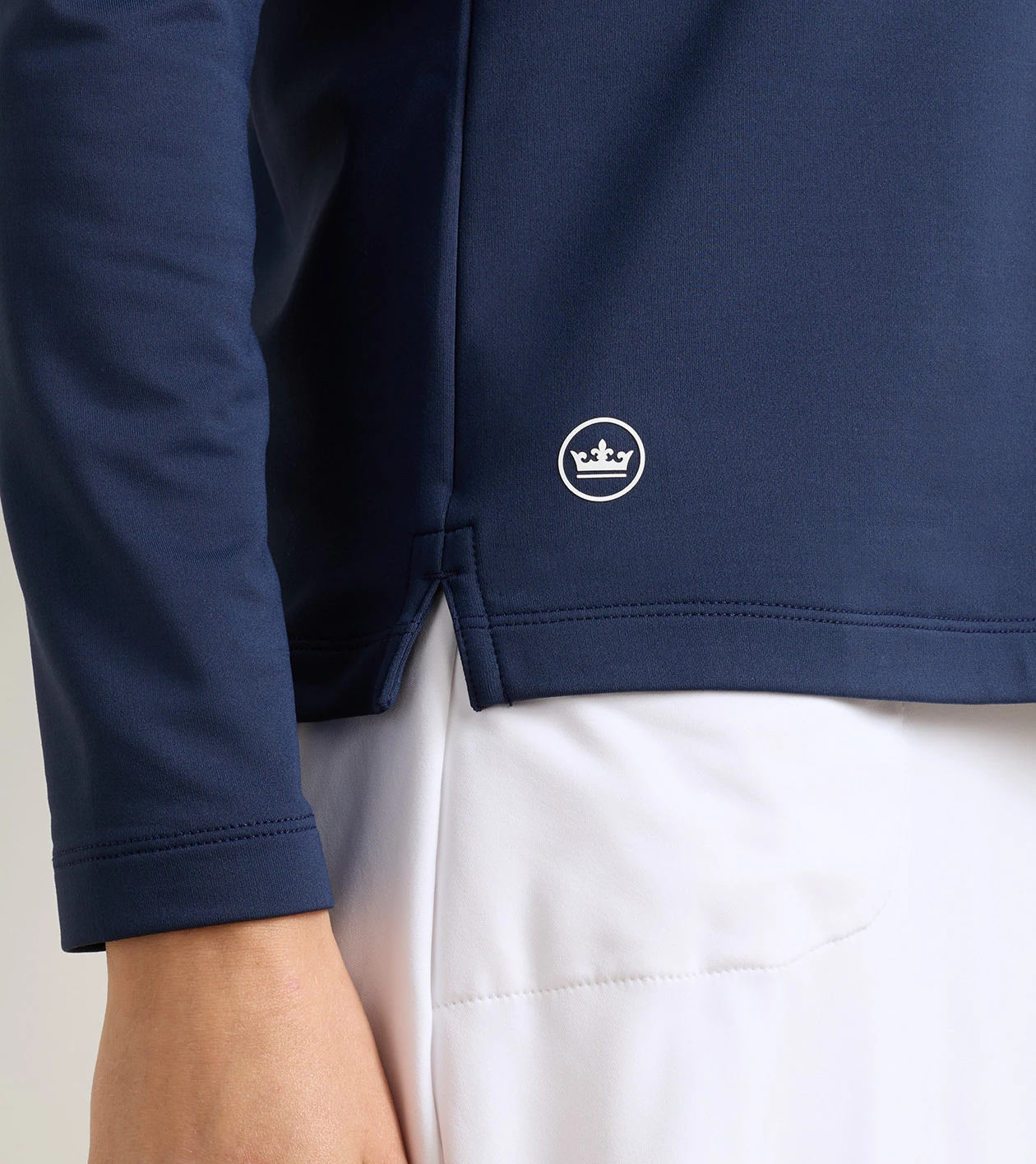 Women's Pine Performance Hoodie in Navy - Alternate Image 4