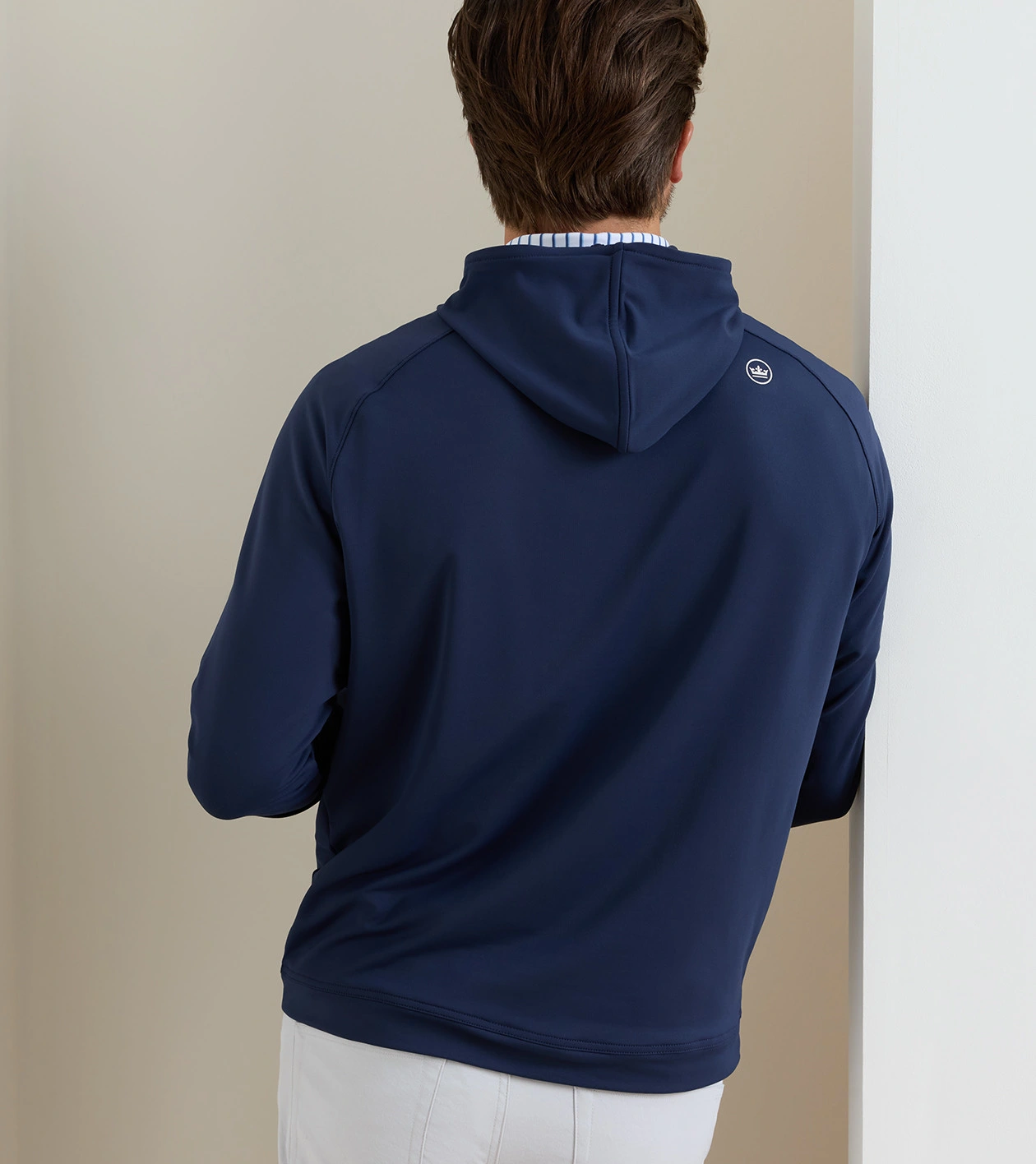 Pine Performance Hoodie in Navy - Alternate Image 2