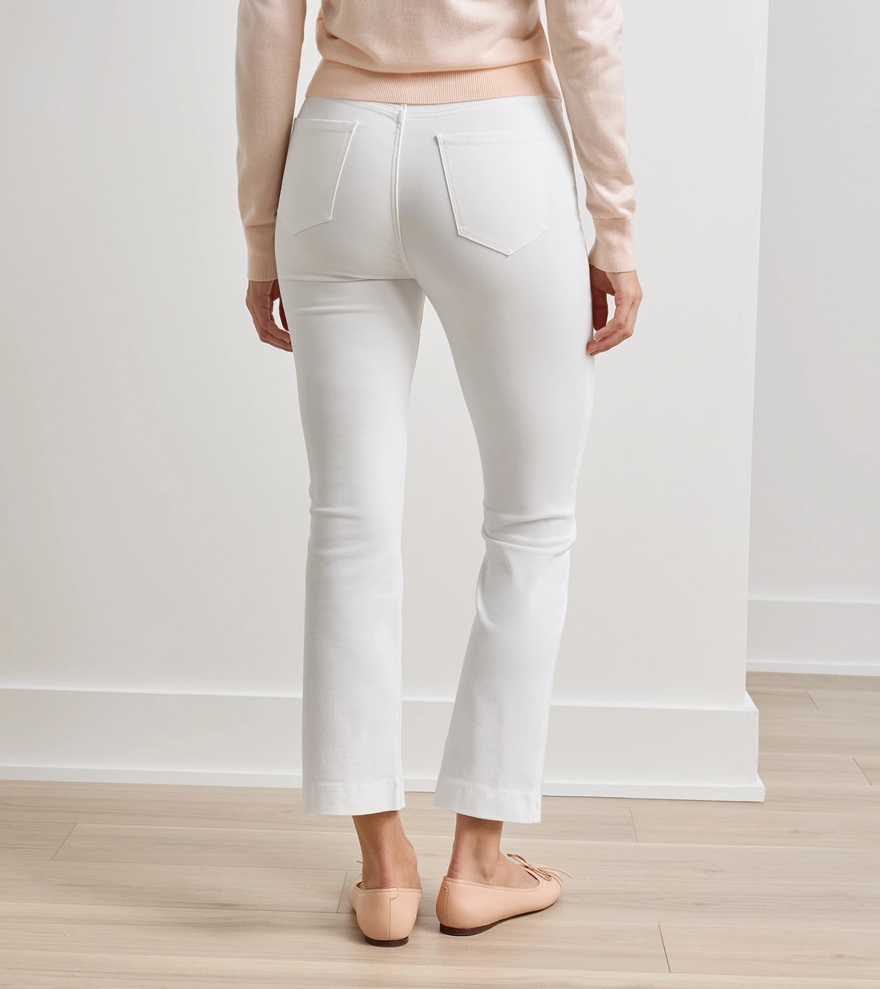 Karlie Kick Flare Pant in White - Alternate Image 2