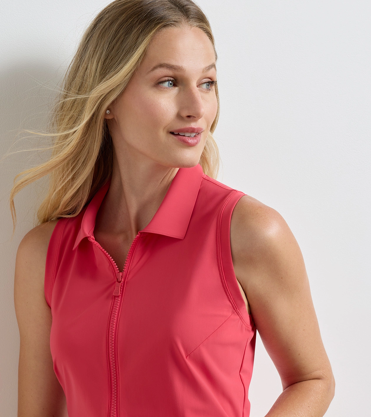 Bingham Sleeveless Sport Dress in CALABRIAN RED - Alternate Image 5