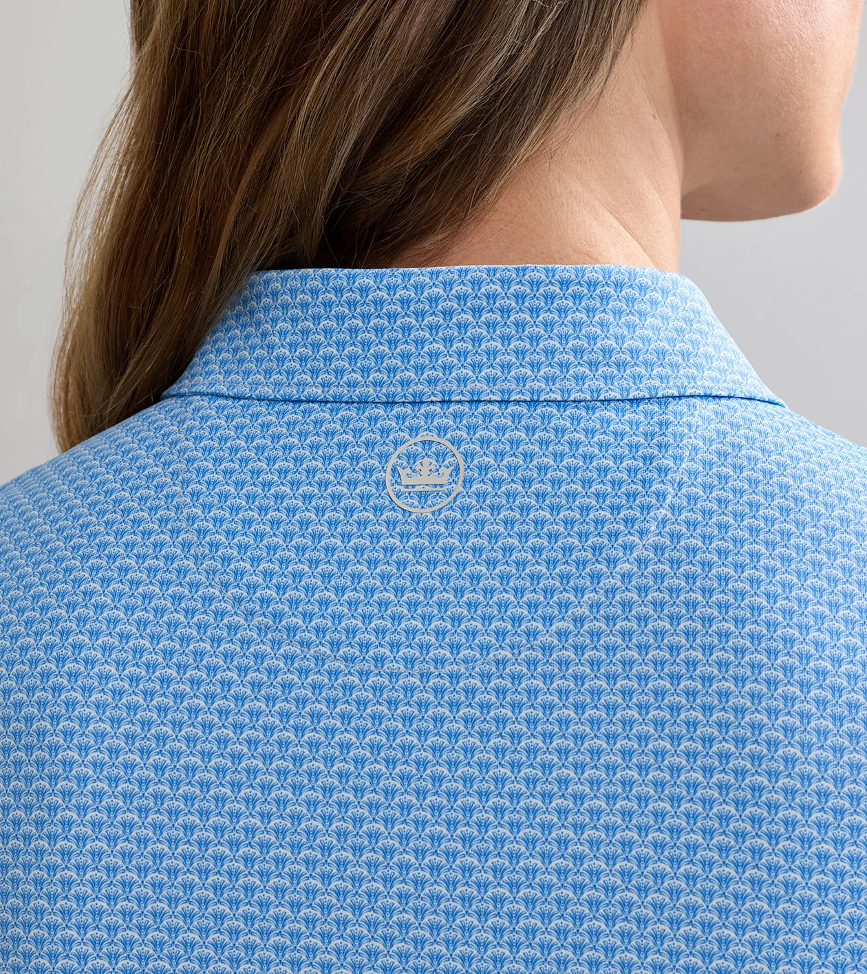 Maritime Valley Short Sleeve Jersey Polo in BLUE STARLING - Alternate Image 3