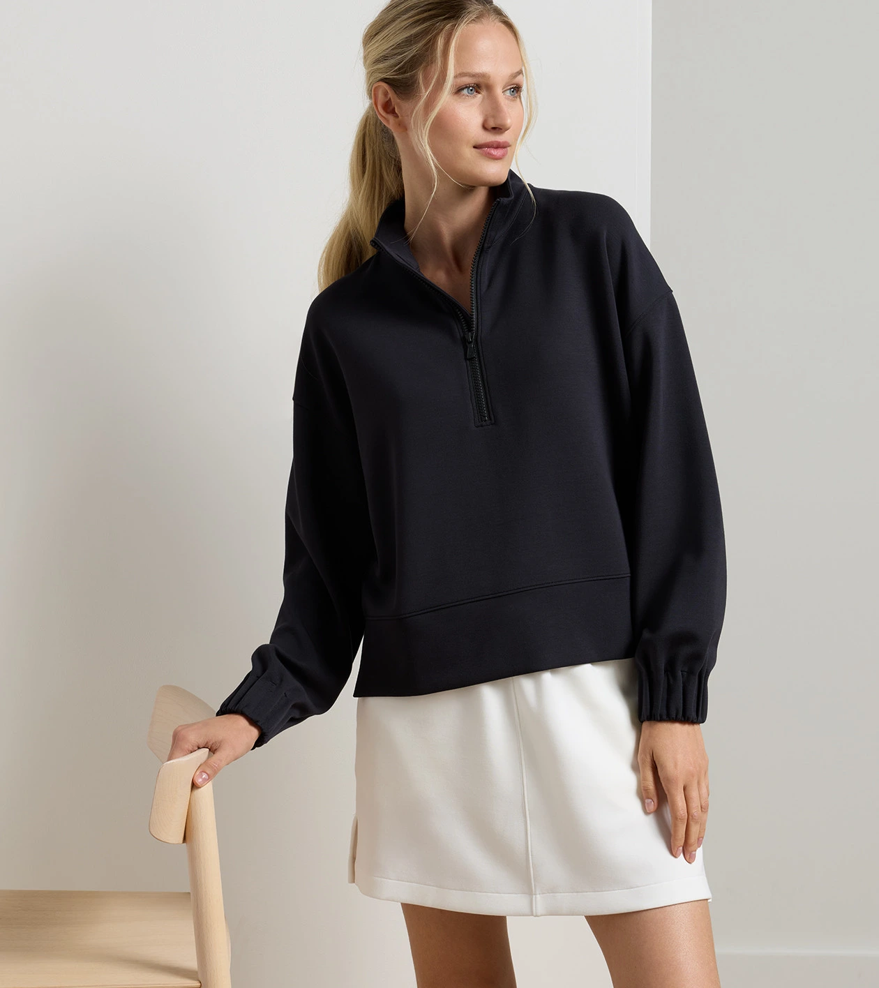 Flora Knit Half-Zip Pullover | Women's Tops | Peter Millar
