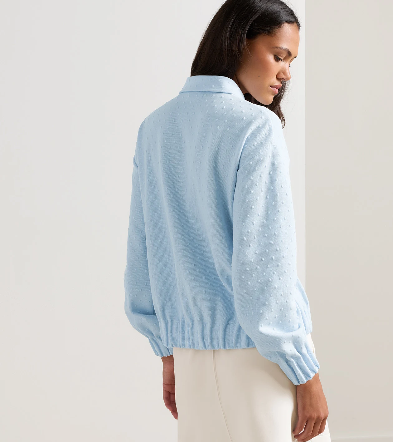 トップス Flora knit tops Flora Knit Swiss Dot Jacquard Full-Zip | Women's Tops | Peter Millar